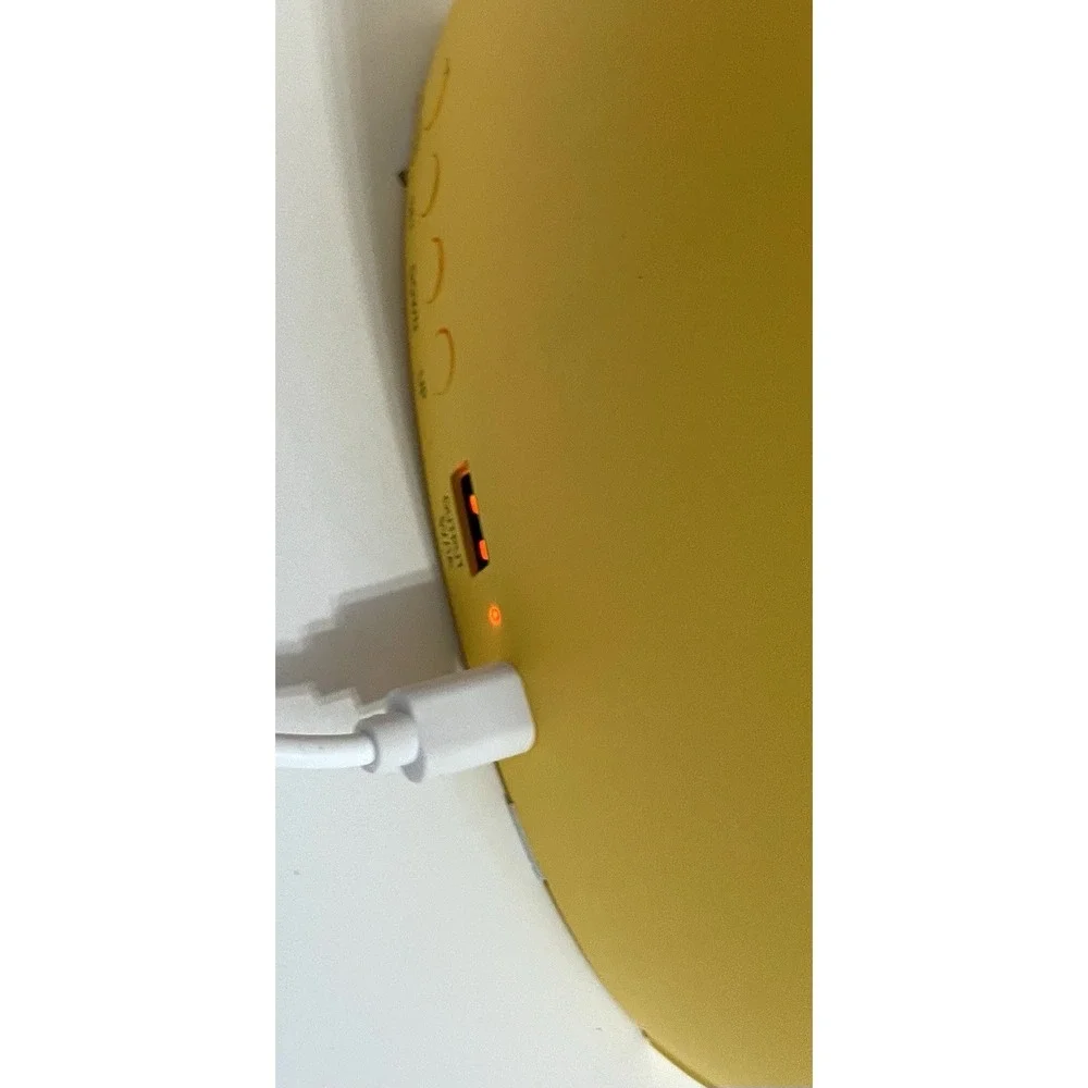 Peanuts Charlie Brown and Snoopy Yellow Sunrise Alarm Clock